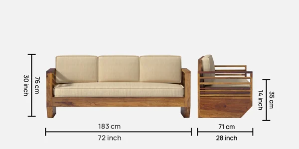 Teak wood sofa3 Teak wood sofa
